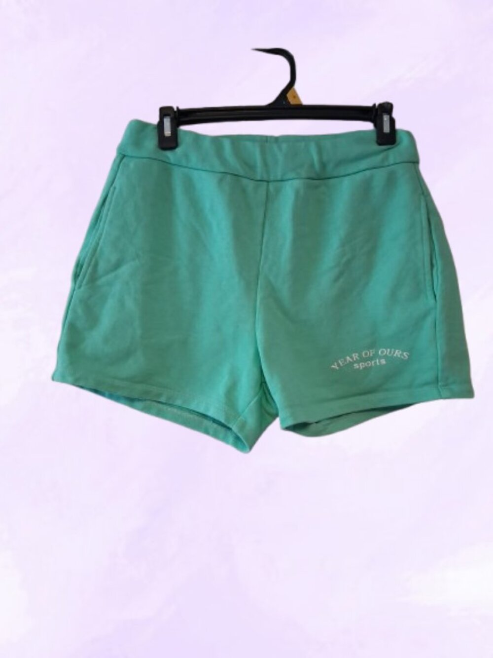 Year of Ours shorts sports shorts athletic in mint green size extra small XS.